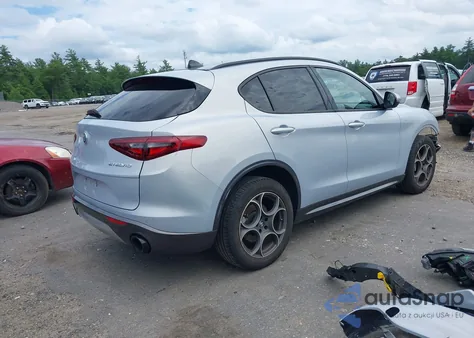 2022 Alfa Romeo Stelvio Ti Awd from USA, damaged, VIN ZASPAKBNXN7D33943